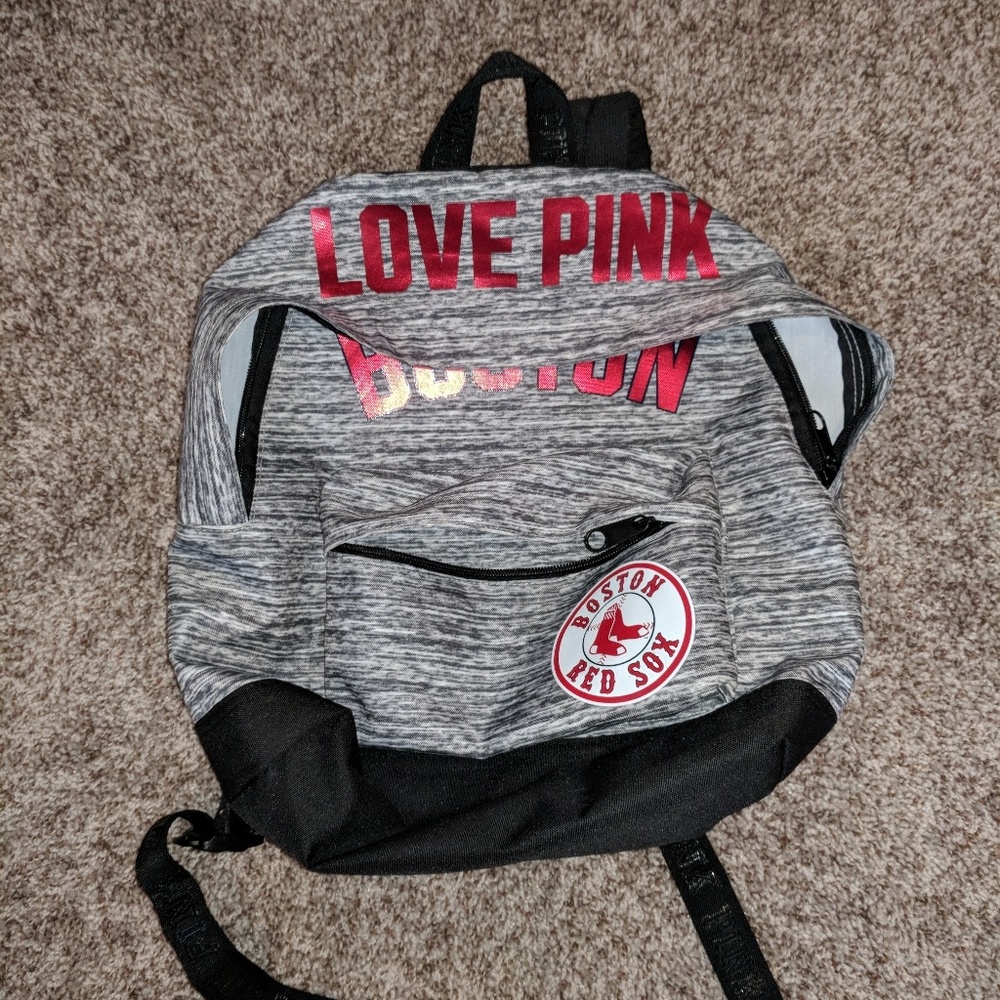 pink mini backpack Boston